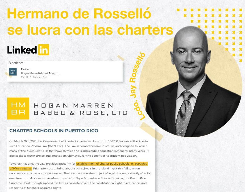 Jay Rossello - escuelas charter - abril 5 2019